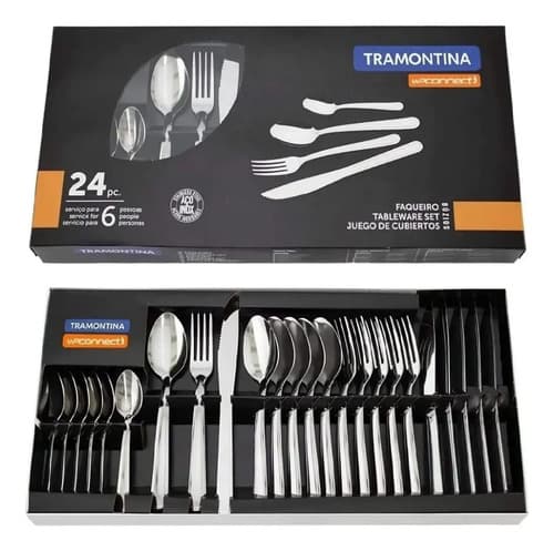 Faqueiro Inox 24 Peças Tramontina